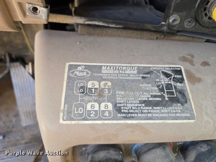 image for item EU3778 2006 Mack CV ready mix truck