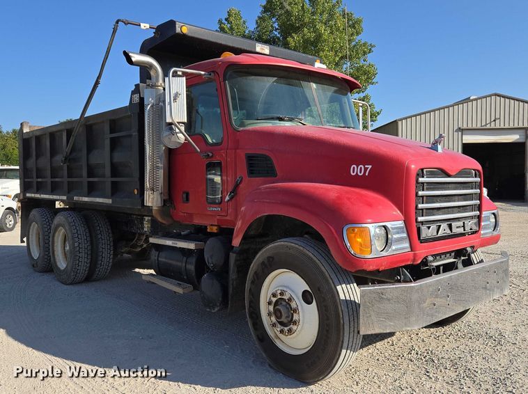 image for item EU3787 2007 Mack CV713 dump truck