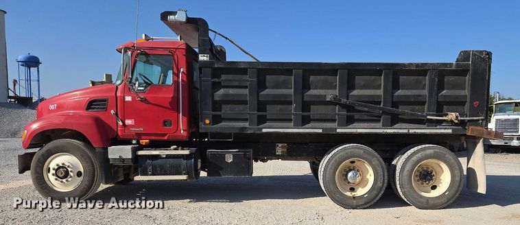 image for item EU3787 2007 Mack CV713 dump truck