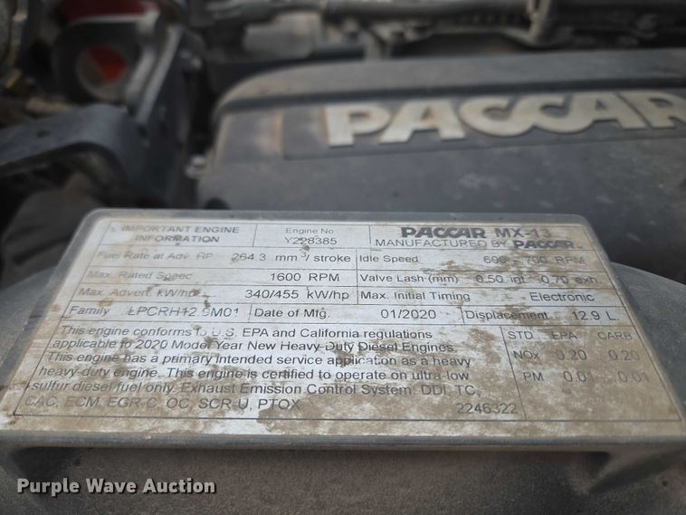 image for item EU3898 2021 Kenworth T680 dump truck