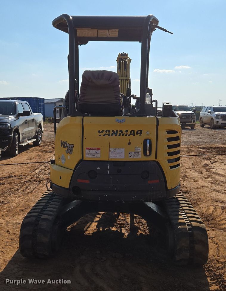image for item EU3924 Yanmar VIO35-6A mini excavator