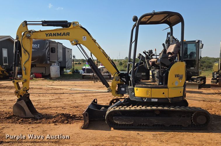 image for item EU3924 Yanmar VIO35-6A mini excavator