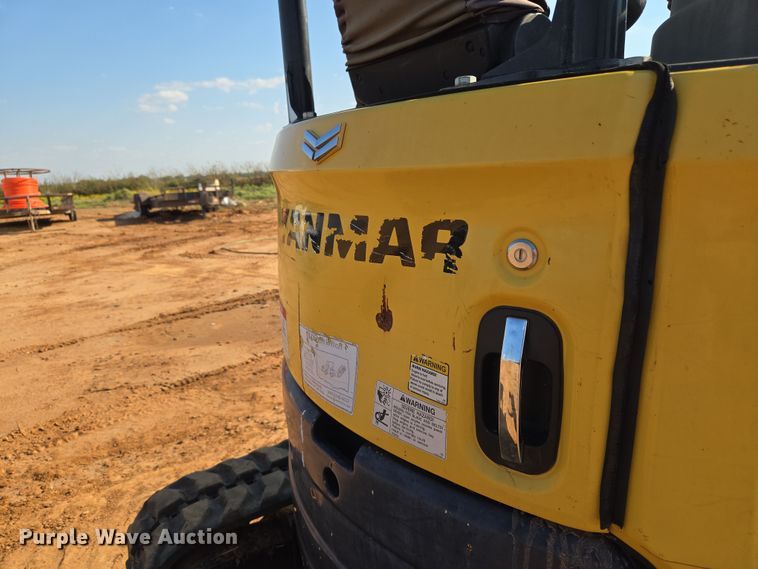 image for item EU3924 Yanmar VIO35-6A mini excavator