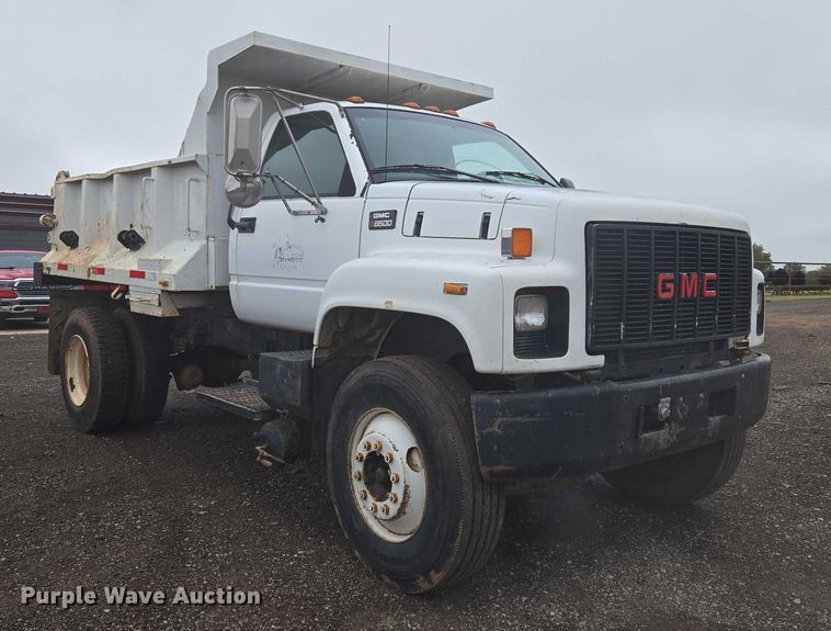 image for item EU3947 1998 GMC C8500 dump truck