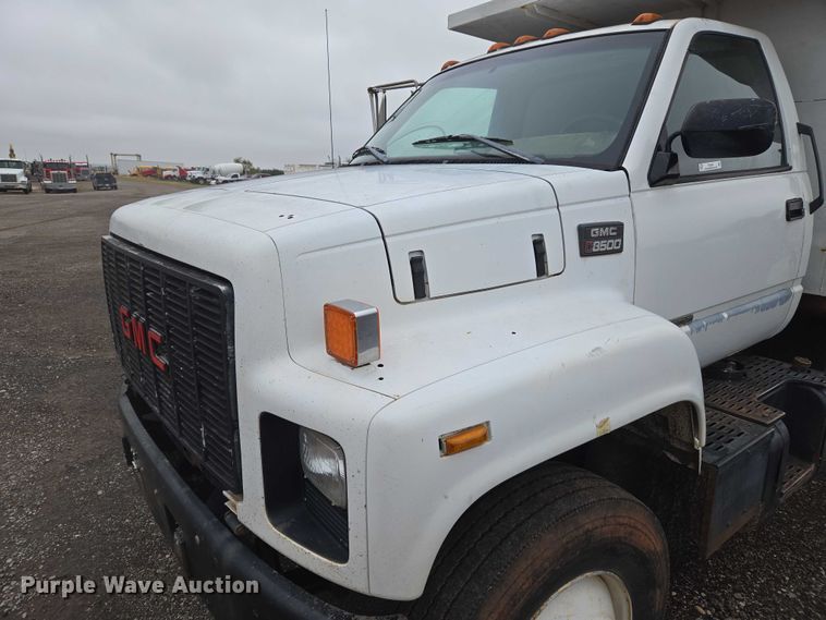 image for item EU3947 1998 GMC C8500 dump truck