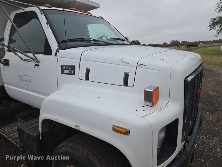 image for item EU3947 1998 GMC C8500 dump truck