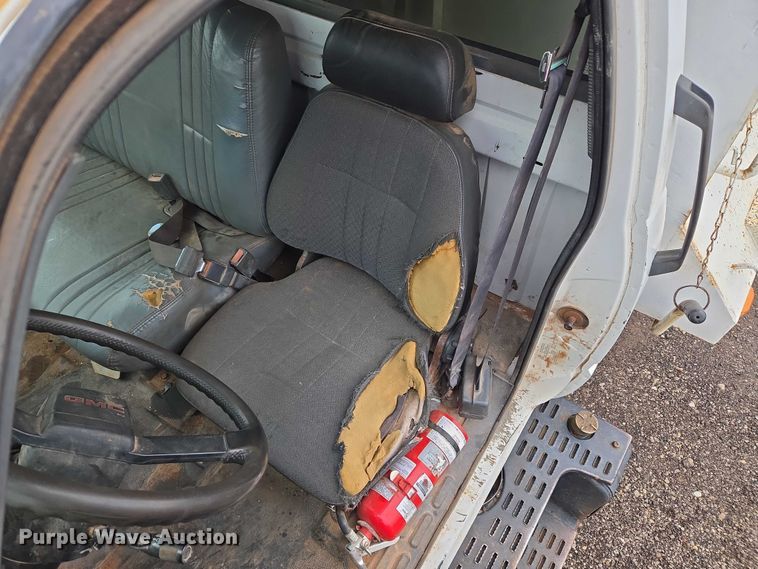 image for item EU3947 1998 GMC C8500 dump truck