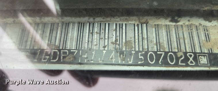 image for item EU3947 1998 GMC C8500 dump truck