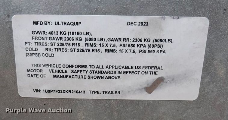 image for item EU4628 2023 UQ Power MH-45I generator