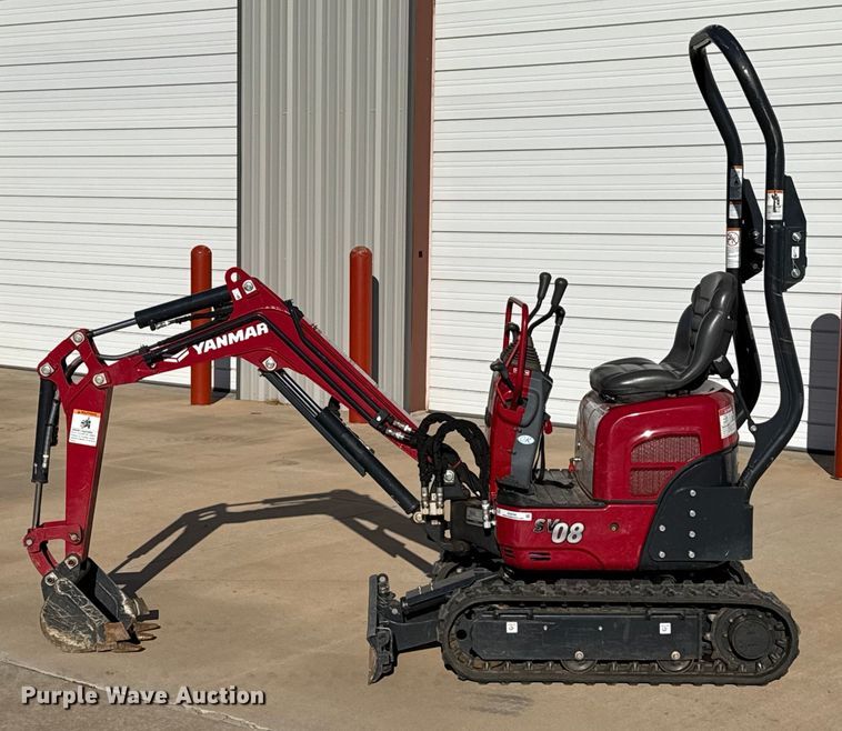 image for item EU5160 2023 Yanmar SV08-1D mini excavator