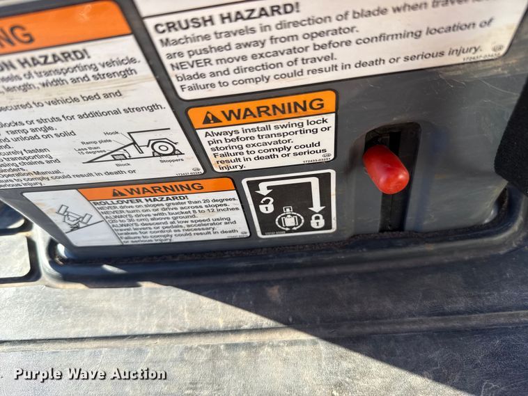 image for item EU5160 2023 Yanmar SV08-1D mini excavator