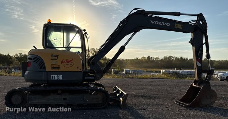 image for item EU5178 2013 Volvo ECR88 mini excavator