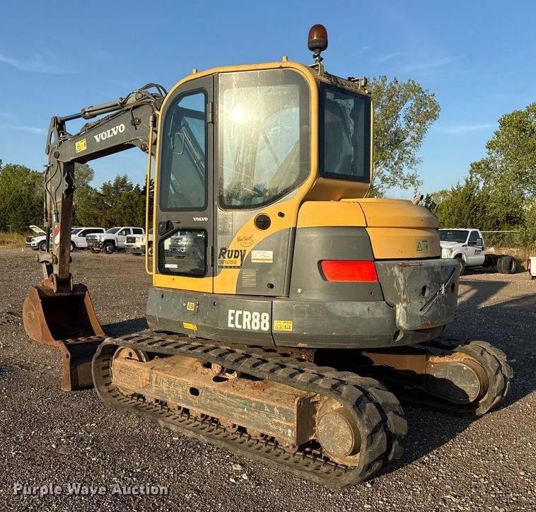 image for item EU5178 2013 Volvo ECR88 mini excavator