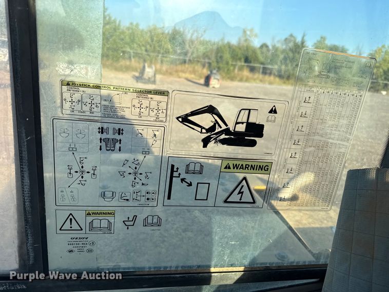 image for item EU5178 2013 Volvo ECR88 mini excavator