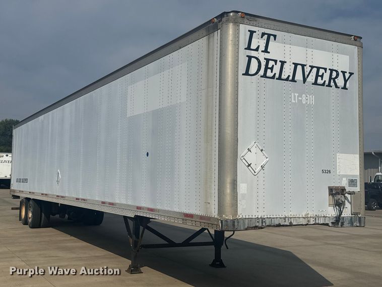 image for item EV1860 2001 Wabash  dry van trailer