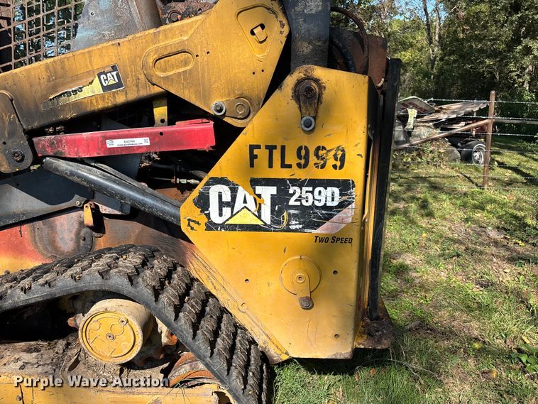 image for item EV3164 Caterpillar 259D skid steer loader