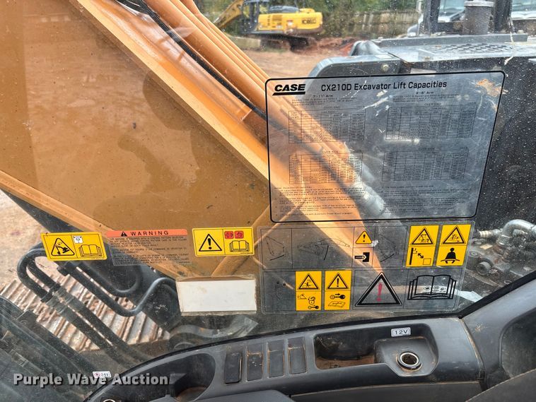 image for item EV3219 2017 Case CX210D excavator