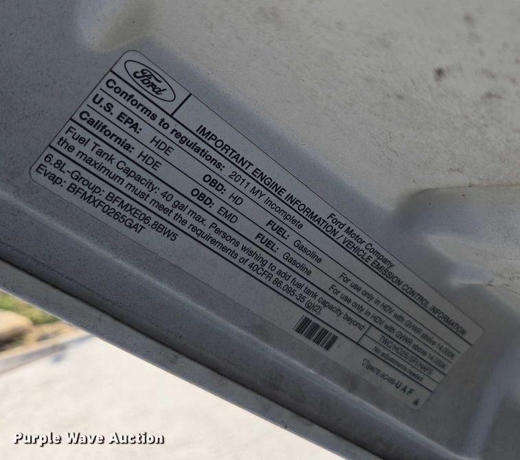 image for item EV5361 2011 Ford F550 Super Duty XL bucket truck