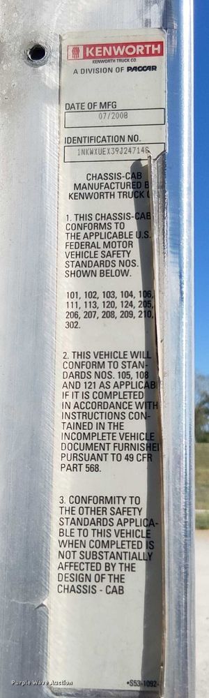 image for item EV5367 2009 Kenworth W900 ready mix truck