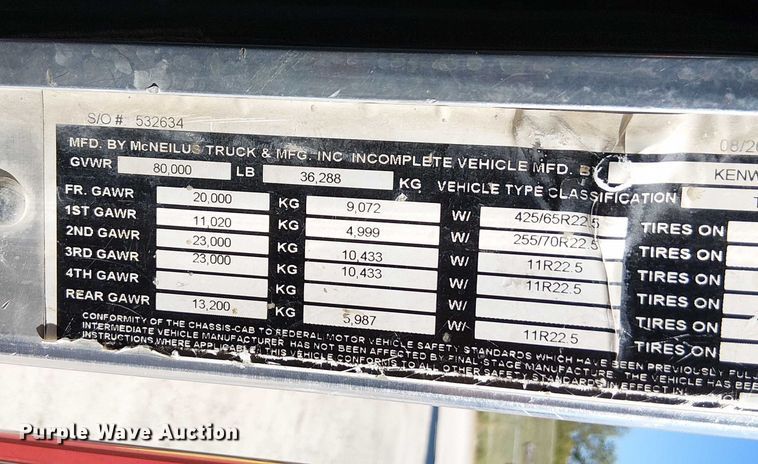 image for item EV5367 2009 Kenworth W900 ready mix truck