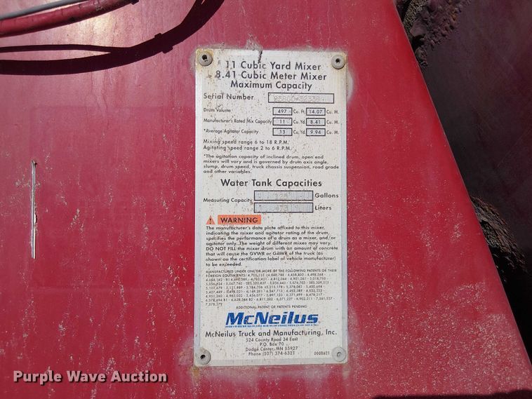 image for item EV5368 2009 Kenworth W900 ready mix truck