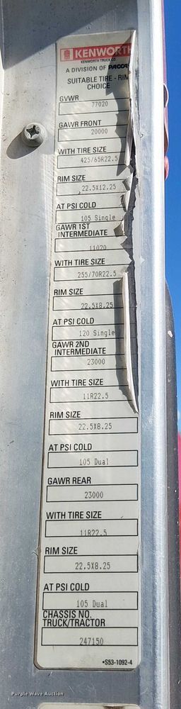 image for item EV5368 2009 Kenworth W900 ready mix truck