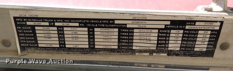 image for item EV5368 2009 Kenworth W900 ready mix truck