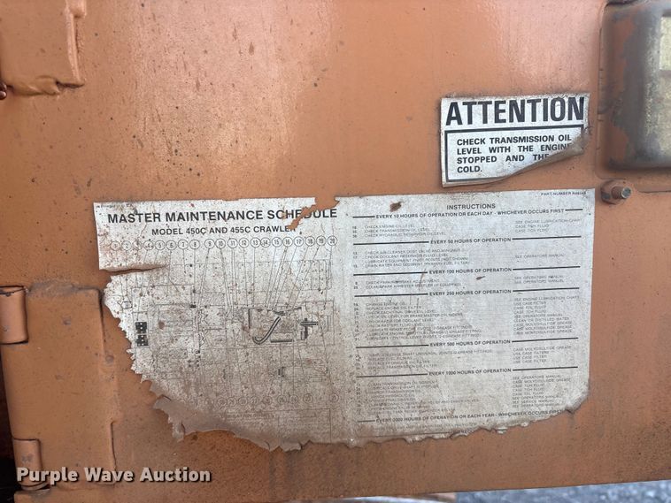 image for item FI0014 1991 Case 450C dozer