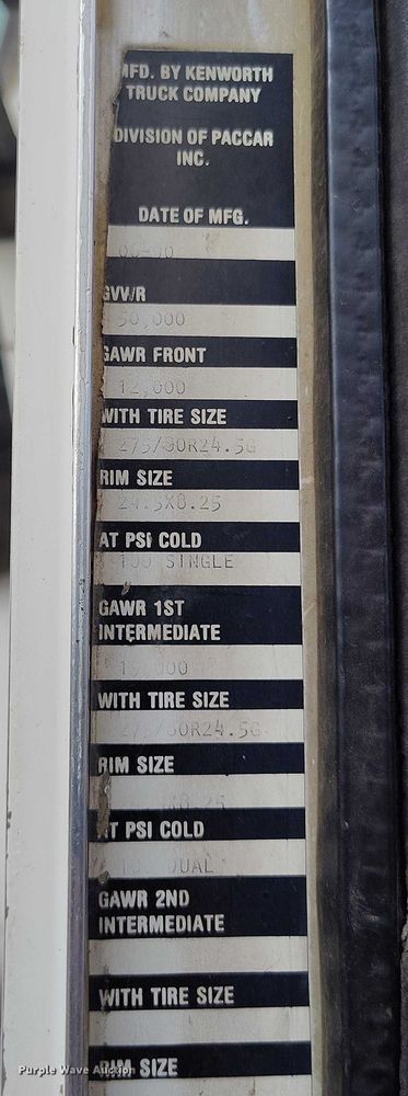 image for item IP9716 1991 Kenworth T600 dump truck