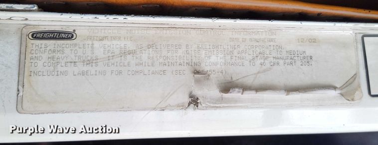 image for item IP9718 2003 Freightliner FLD dump truck