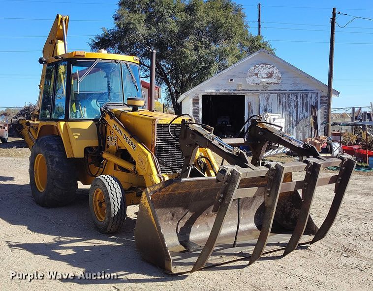 RETROEXCAVADORA 1983 JOHN DEERE 510BTURBO