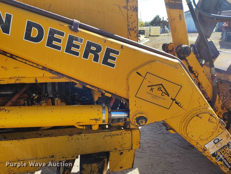 image for item IP9735 1983 John Deere 510B Turbo backhoe