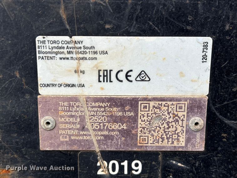 image for item ND9443 2017 Toro Dingo 22327 compact utility loader