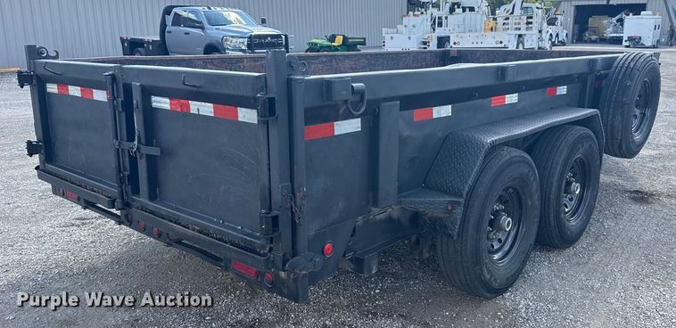 image for item NU9567 2016 Lark United dump trailer