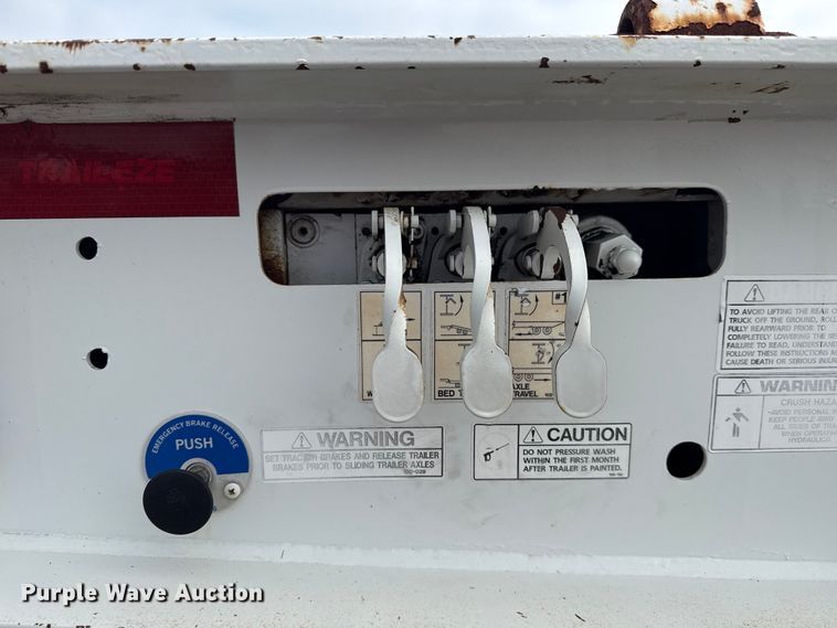 image for item NU9585 2016 Trail-Eze by Dakota TE701 drop deck equipment trailer