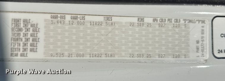 image for item NU9704 2011 Freightliner Business Class M2 digger derrick truck