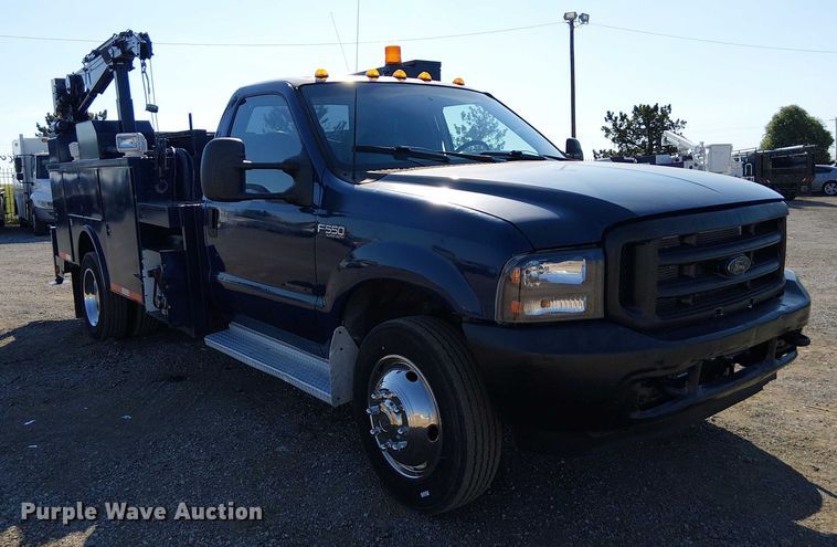 image for item NU9759 2000 Ford F550 Super Duty XL utility / service truck