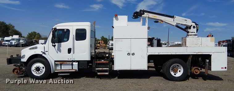 image for item NU9783 2007 Freightliner Business Class M2 Crew Cab crane truck