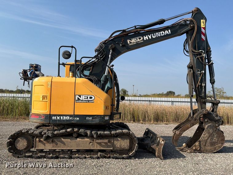 image for item YA0704 2022 Hyundai HX130A LCR excavator