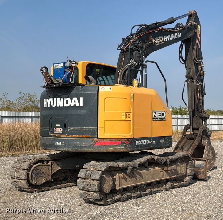 image for item YA0704 2022 Hyundai HX130A LCR excavator