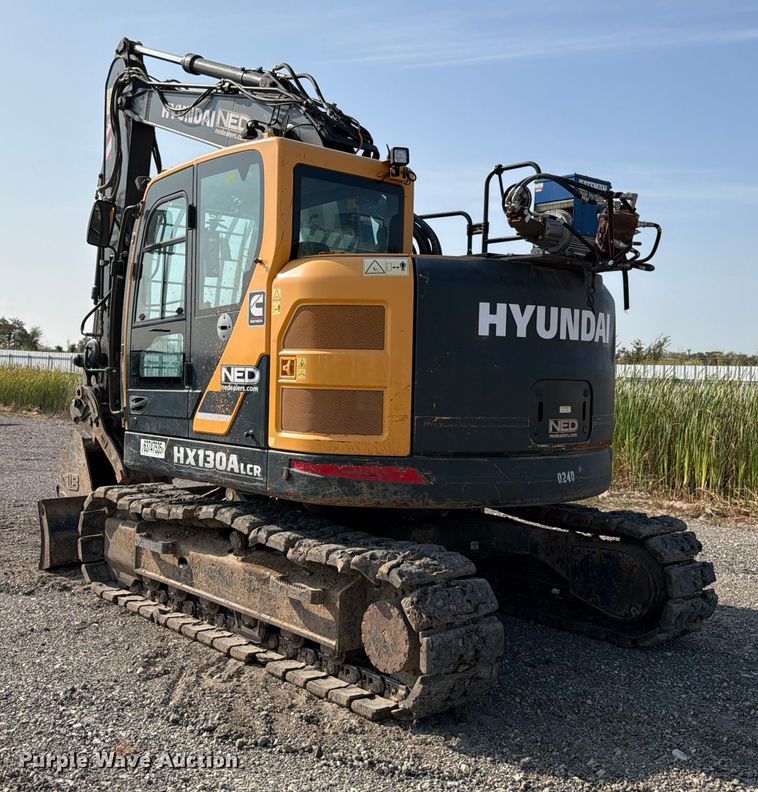 image for item YA0704 2022 Hyundai HX130A LCR excavator