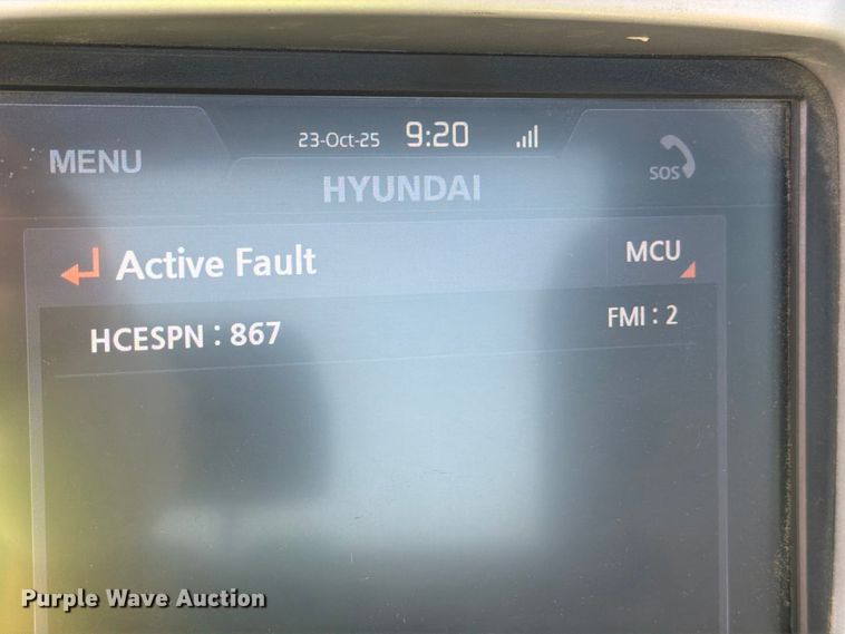 image for item YA0704 2022 Hyundai HX130A LCR excavator