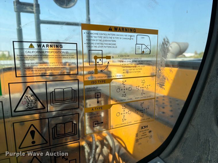 image for item YA0704 2022 Hyundai HX130A LCR excavator