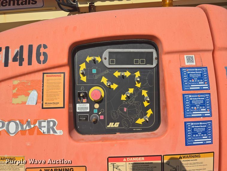 image for item YA1072 2011 JLG 600AJ boom lift