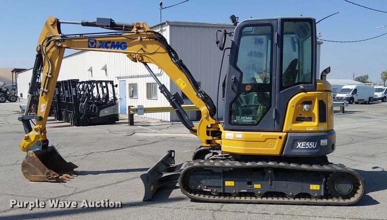 image for item YA1192 2021 XCMG XE55U mini excavator