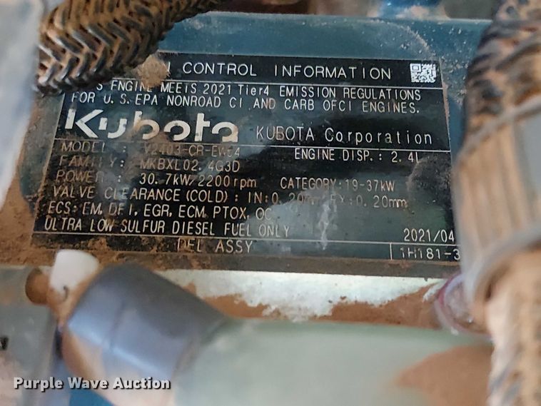 image for item YA1192 2021 XCMG XE55U mini excavator