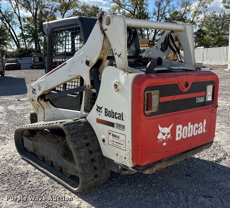 image for item YA1268 2016 Bobcat T590 tracked skid steer loader