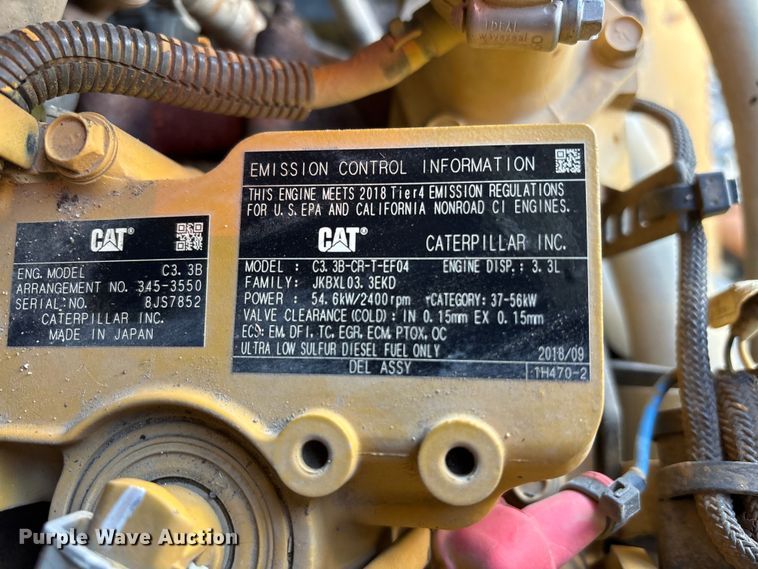 image for item YA1290 2019 Caterpillar 279D tracked skid steer loader