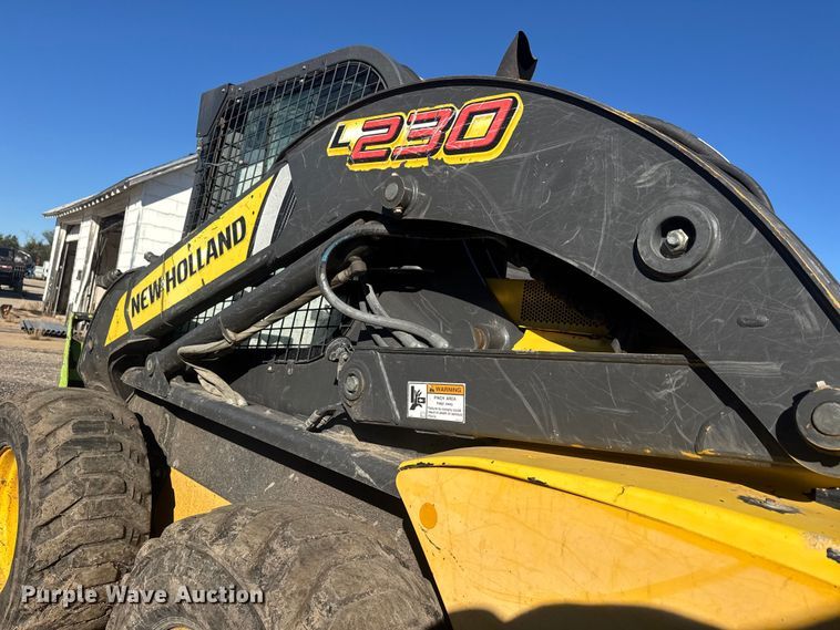 image for item YA1377 2012 New Holland L230 skid steer loader