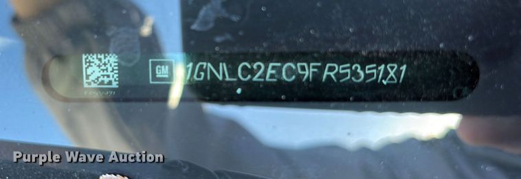 image for item DM1972 2015 Chevrolet Tahoe Police SUV